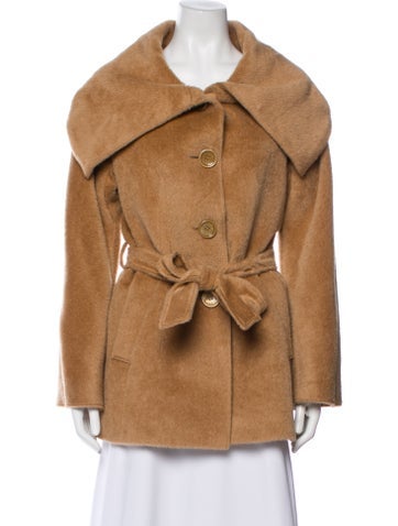 Pre-owned Cinzia Rocca Llama Coat In Neutral
