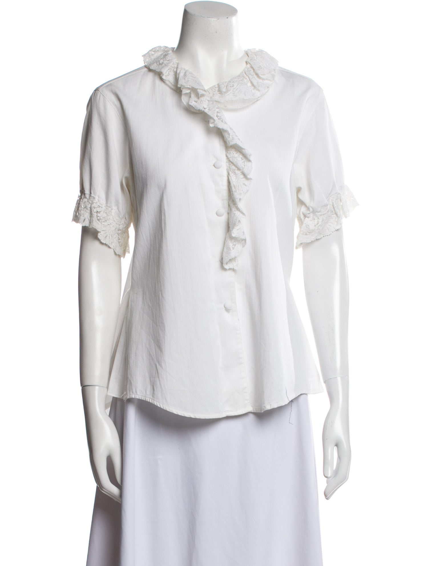 Daniel Andresen Short Sleeve Button-Up Top