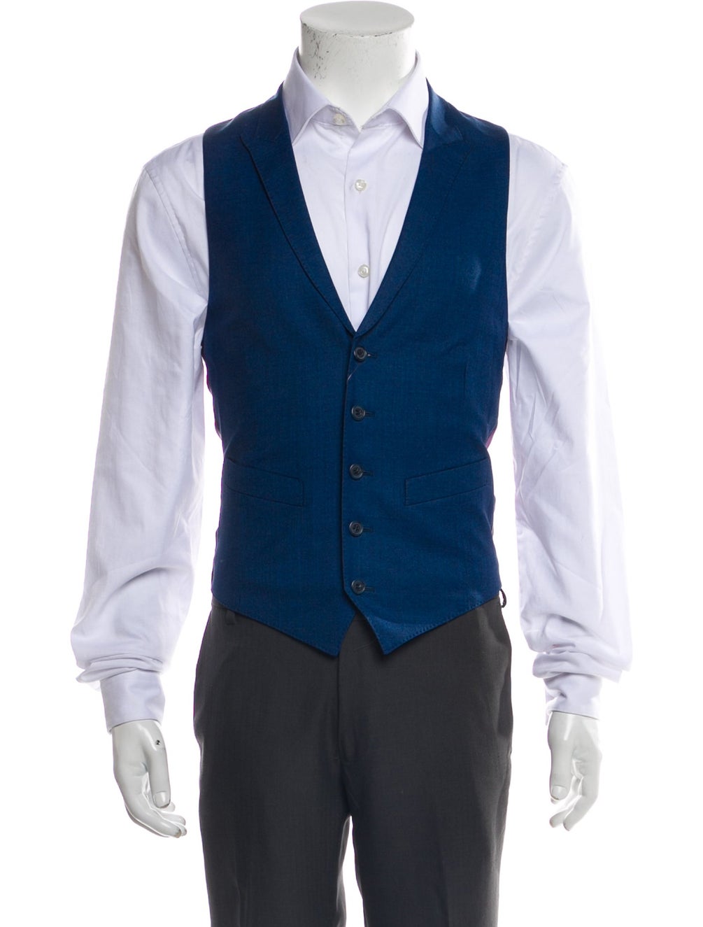 David August Suit Vest Blue Suiting, Clothing DAAUV20653 The RealReal