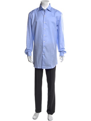 David August Dress Shirts Long Sleeve Shirt M