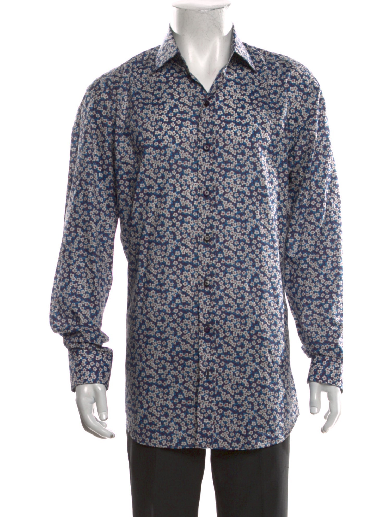 David August Floral Print Long Sleeve Shirt