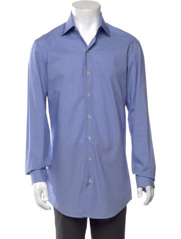 David August Dress Shirts Long Sleeve Shirt L