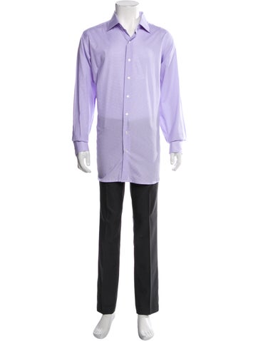 David August Dress Shirts Long Sleeve Shirt L
