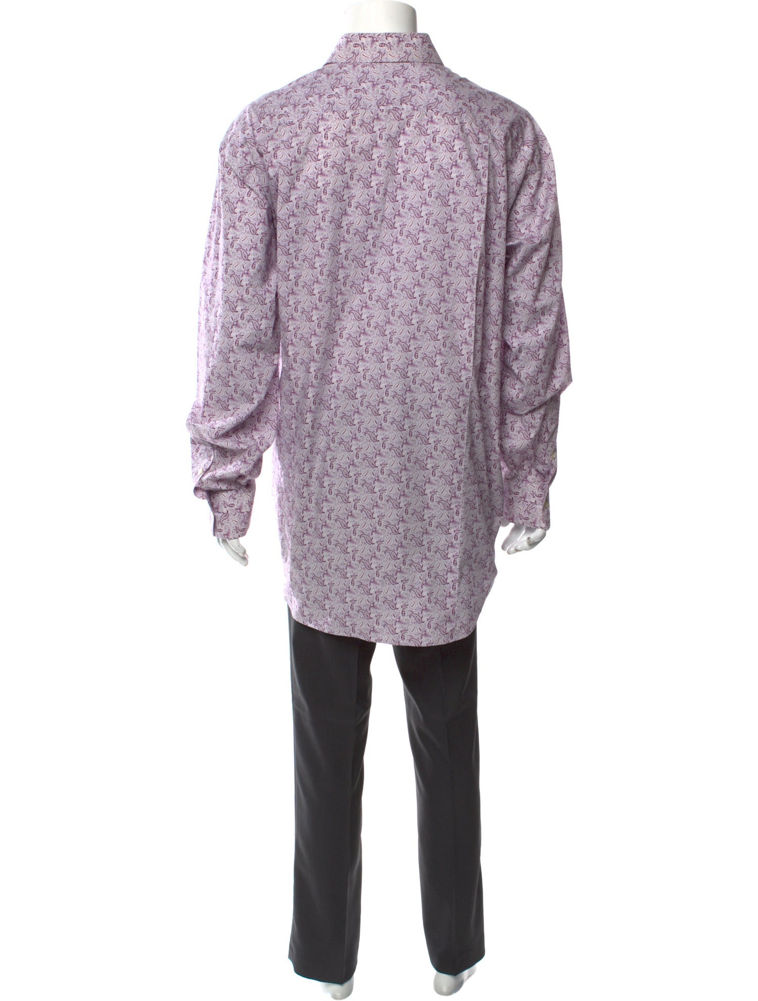David August Printed Long Sleeve Dress Shirt