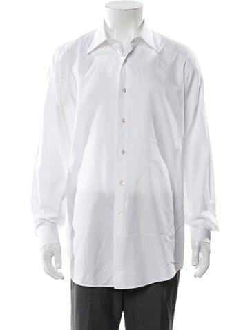 David August Dress Shirts Long Sleeve Tuxedo Shirt XL
