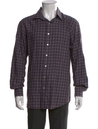 David August Plaid Print Long Sleeve Shirt
