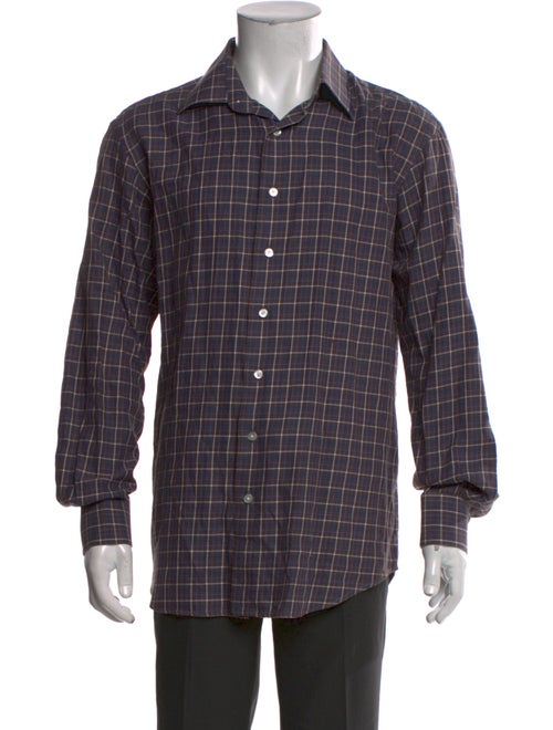 David August Plaid Print Long Sleeve Shirt