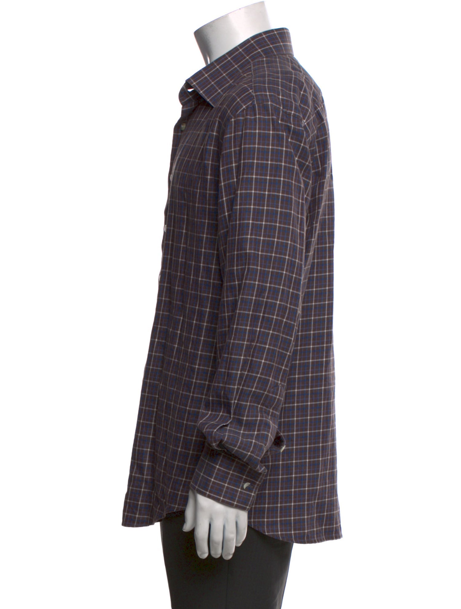 David August Plaid Print Long Sleeve Shirt