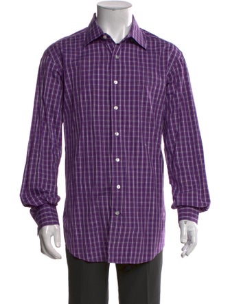 David August Plaid Print Long Sleeve Shirt
