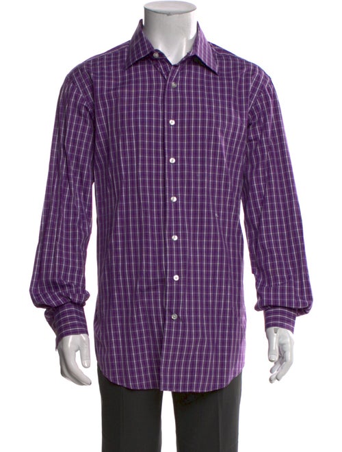 David August Plaid Print Long Sleeve Shirt