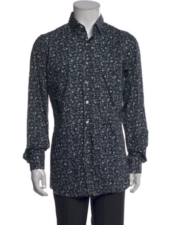David August Floral Print Long Sleeve Shirt