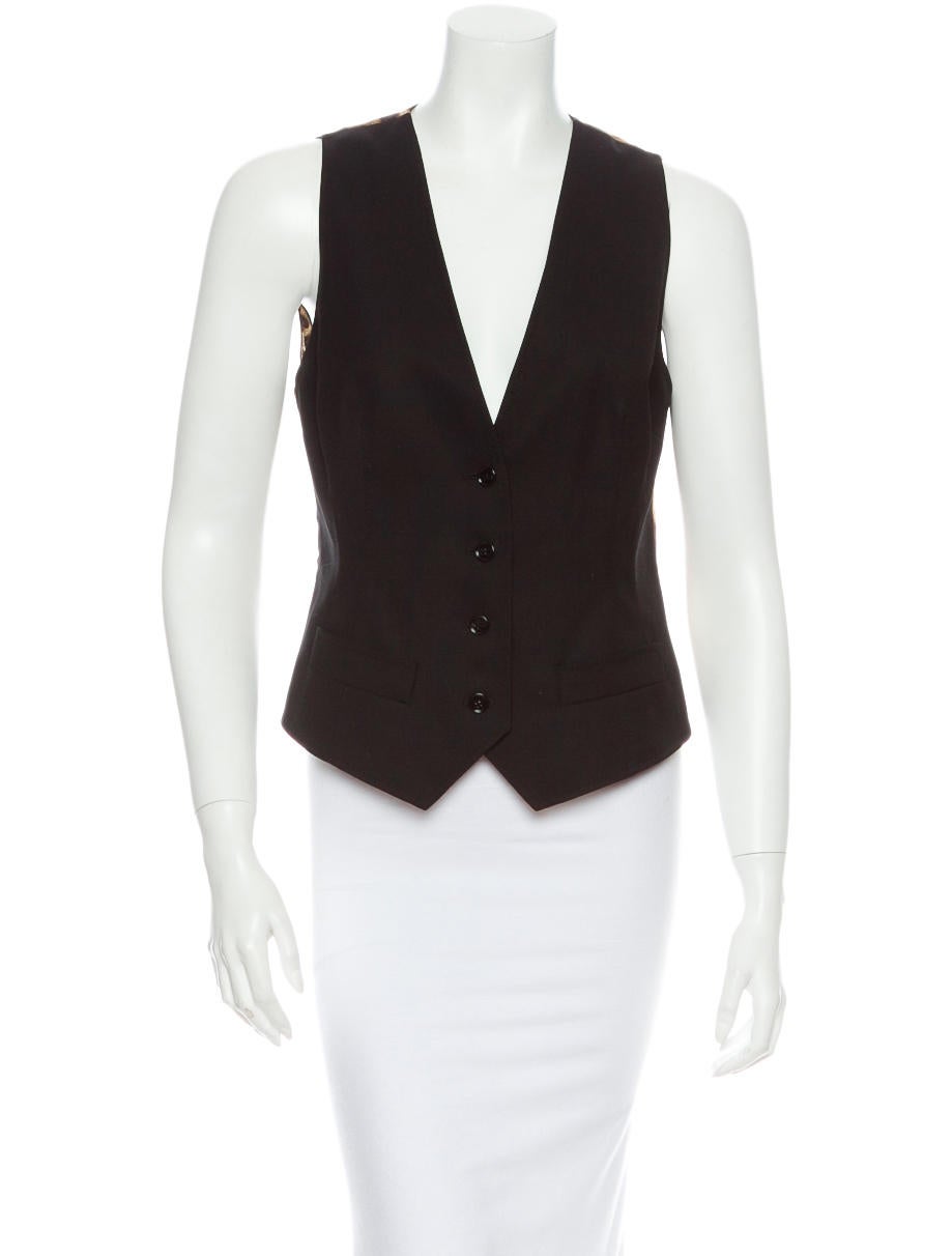 Dolce & Gabbana Leopard Print Vest