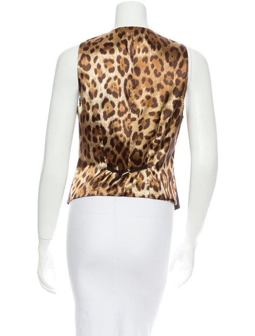 Dolce & Gabbana Leopard Print Vest
