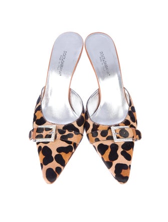 Dolce & Gabbana Ponyhair Mules