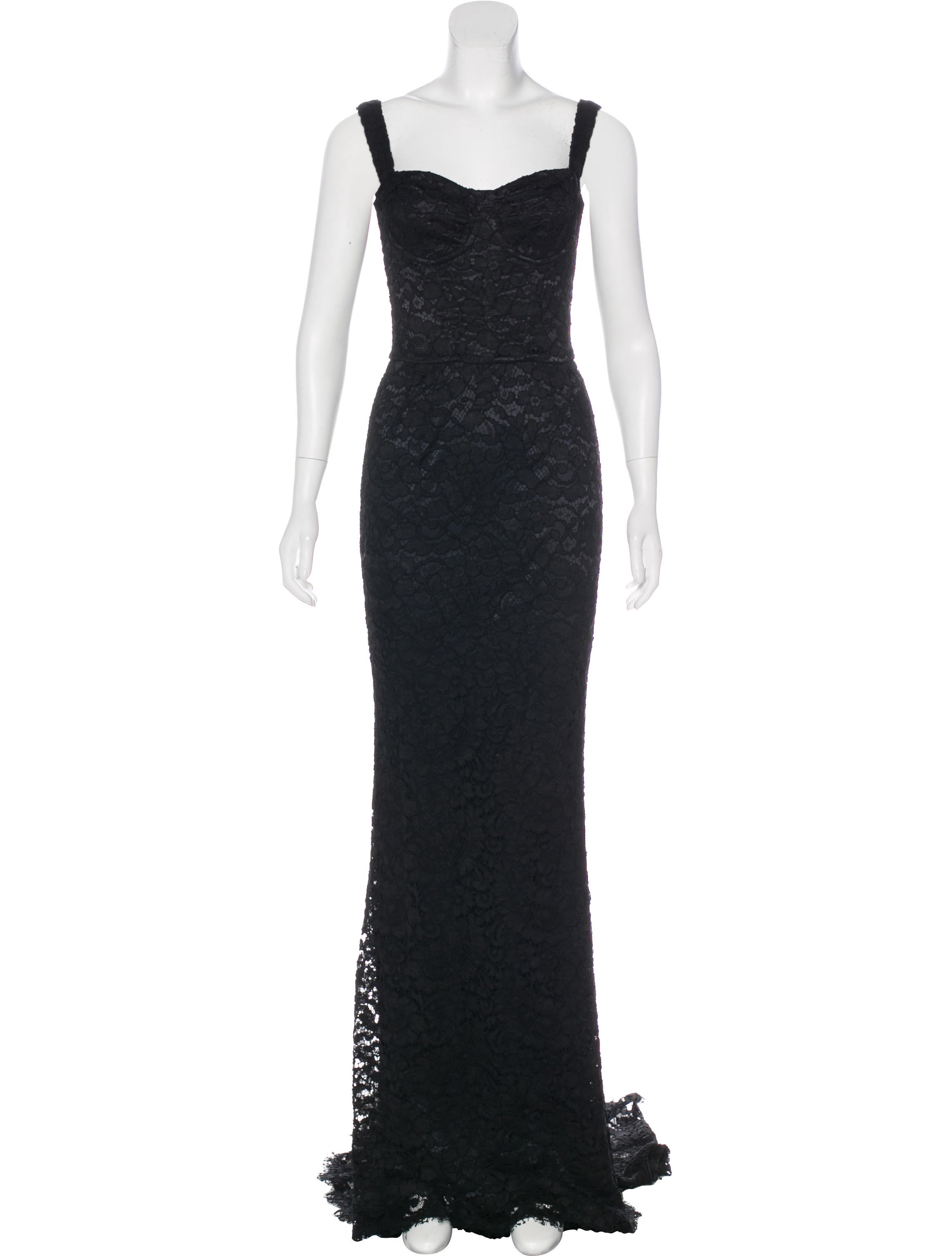 Dolce & Gabbana Guipure Sleeveless Gown