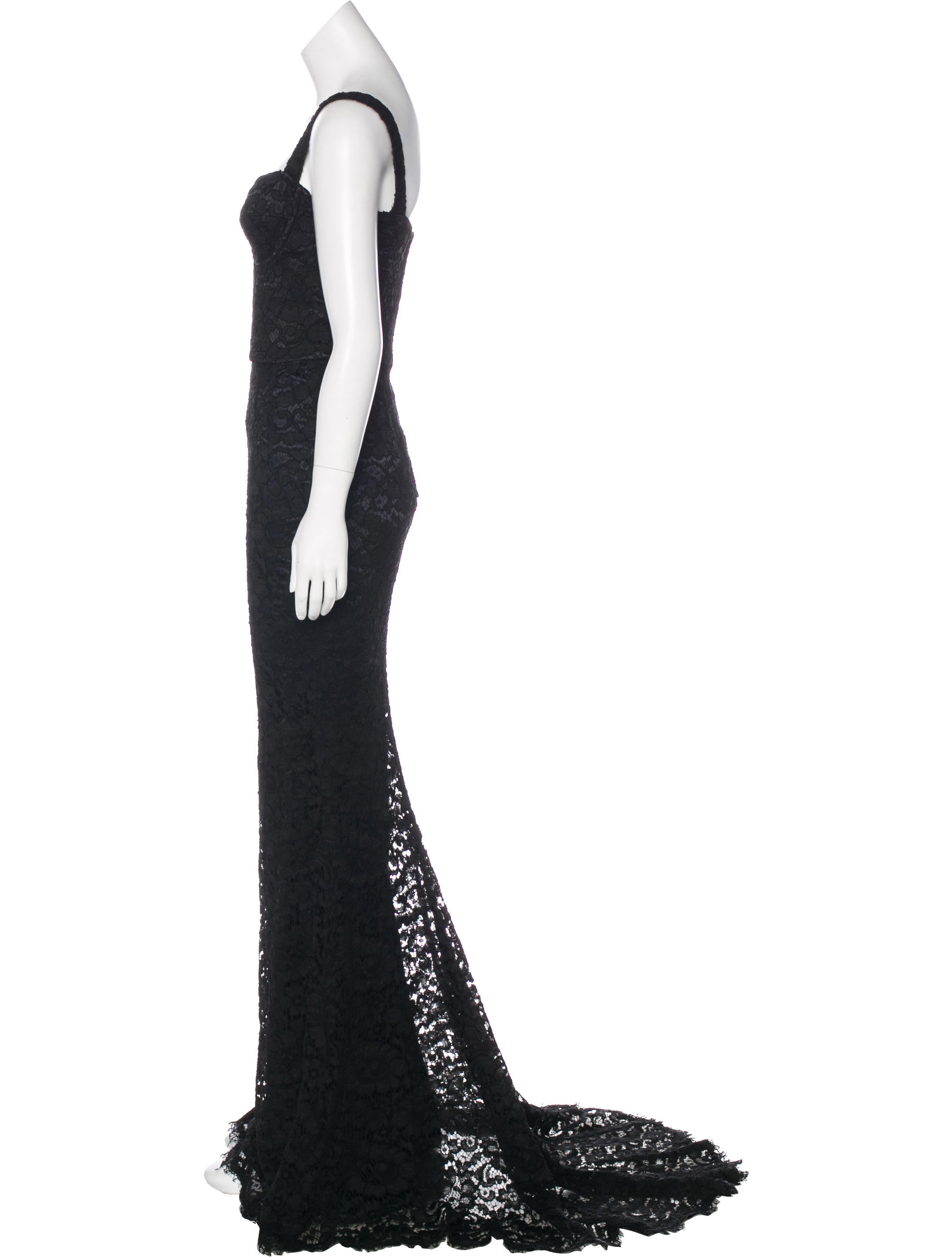 Dolce & Gabbana Guipure Sleeveless Gown