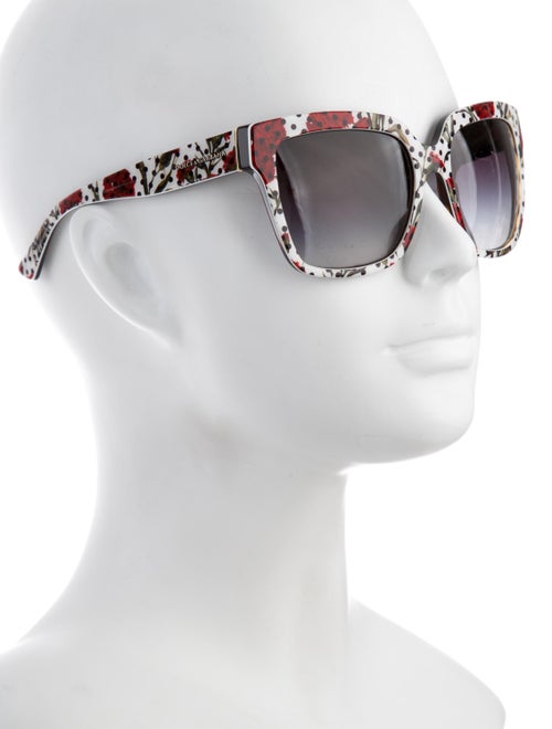 Dolce & Gabbana Polka Dot Logo Sunglasses - Accessories