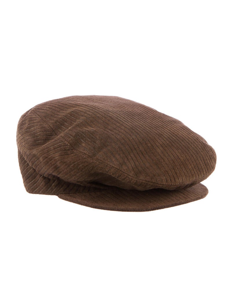 Dolce & Gabbana Suede Newsboy Hat