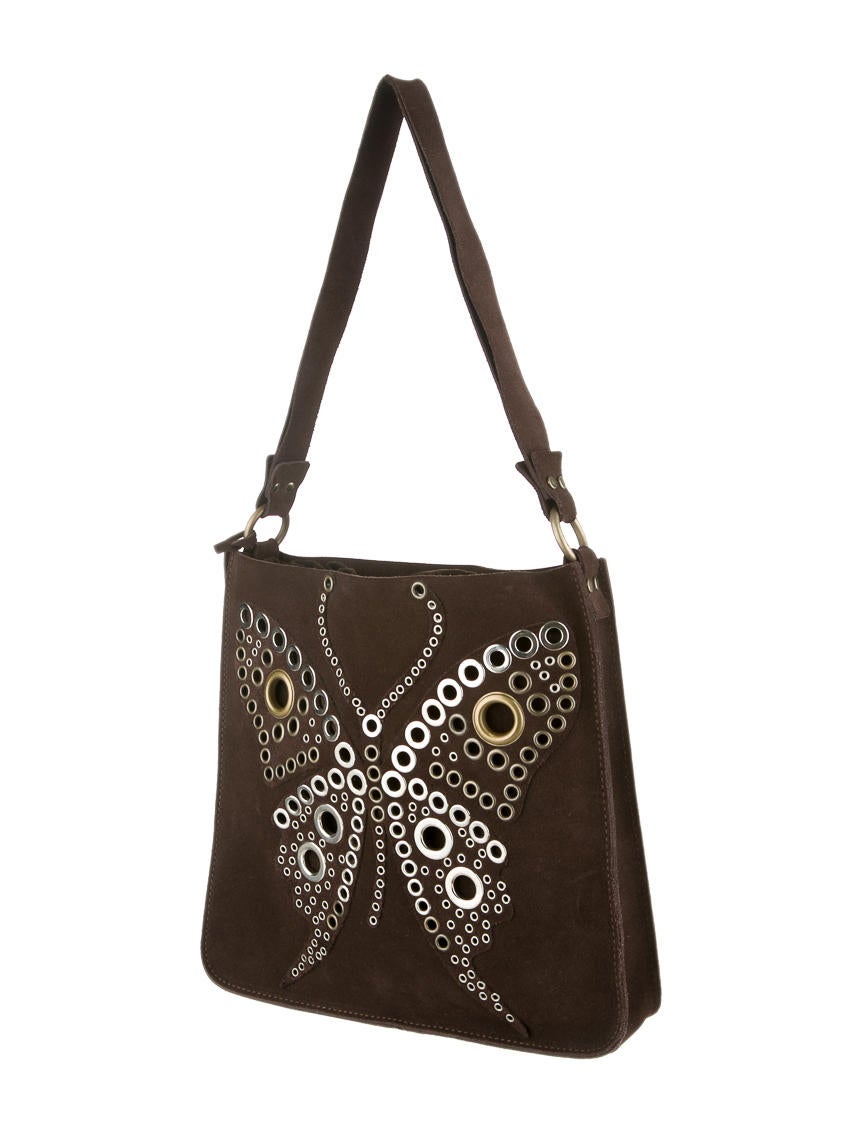 バッグ DOLCE&GABBANA Butterfly Bordeaux Handbag Butterfly Bordeaux Italian Leather Top Handle Handbag, Bag