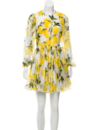 Dolce & Gabbana Lemon Print Dress