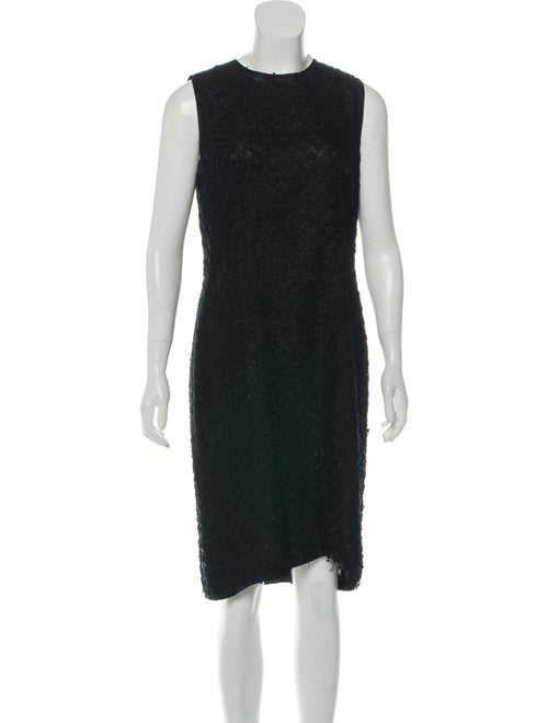 Dolce & Gabbana Knit Midi Dress Black