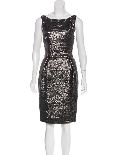 Dolce & Gabbana Metallic Studded Dress metallic