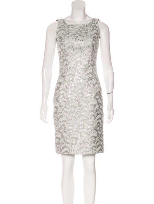 Dolce & Gabbana Metallic Jacquard Dress Metallic