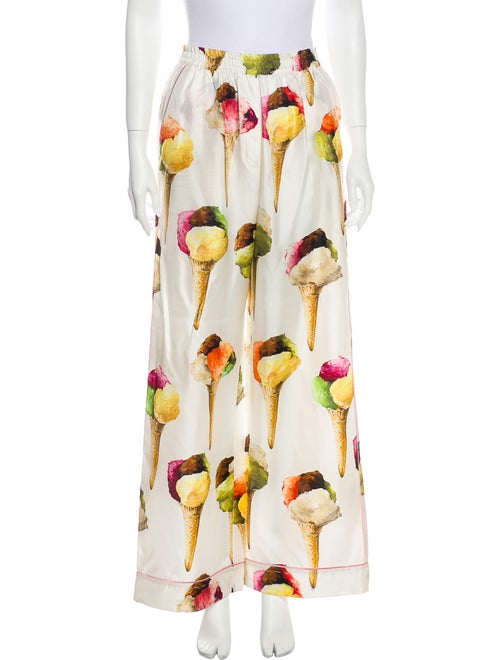 Dolce & Gabbana Silk Printed Pajamas