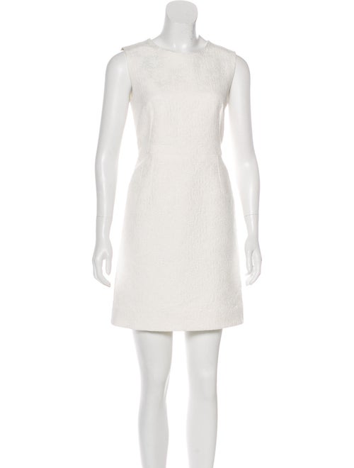 Dolce & Gabbana Sleeveless Mini Dress White