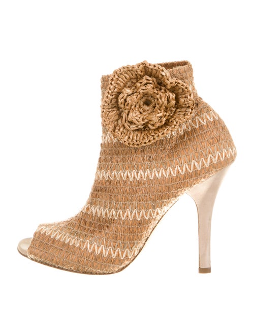 Dolce & Gabbana Raffia Boots