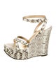 Dolce & Gabbana Snakeskin Sandals