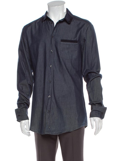 Dolce & Gabbana Long Sleeve Denim Shirt Denim