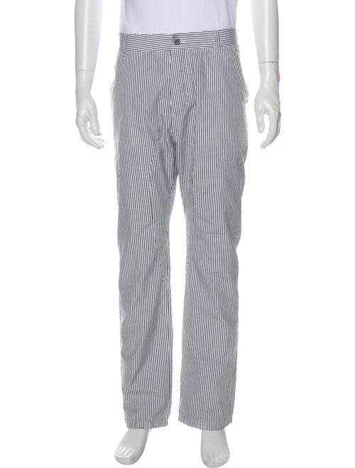 Dolce & Gabbana Striped Pants White