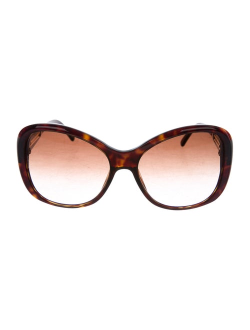 Dolce & Gabbana Madonna Gradient Sunglasses Brown