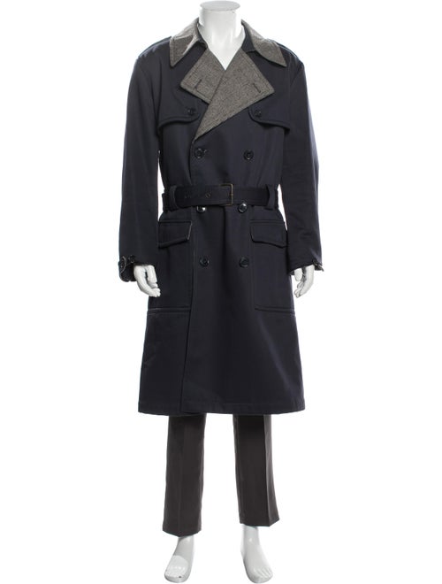 Dolce & Gabbana Trench Coat Blue