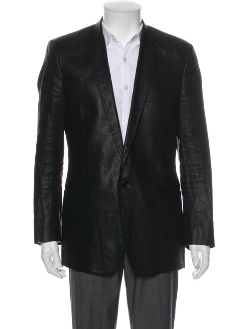 Dolce & Gabbana 2008 Linen Blazer Black