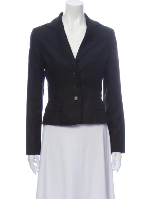 Dolce & Gabbana Silk Blazer Black