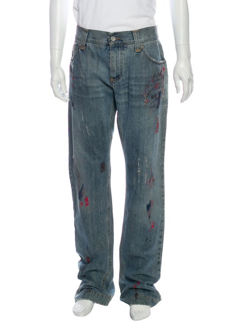 Dolce & Gabbana Straight-Leg Jeans Blue