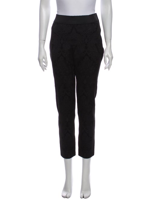 Dolce & Gabbana Straight Leg Pants Black