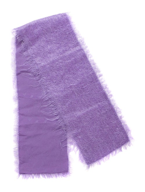 Dolce & Gabbana Mohair Scarf Purple