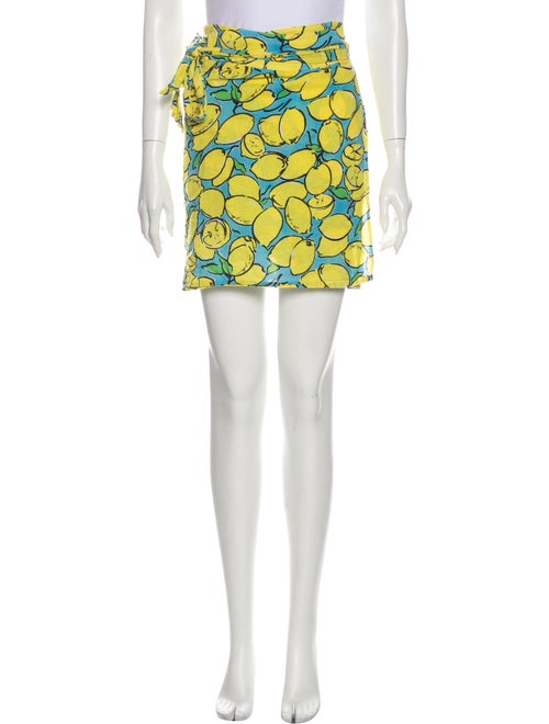 Dolce & Gabbana Printed Cover-Up Yellow