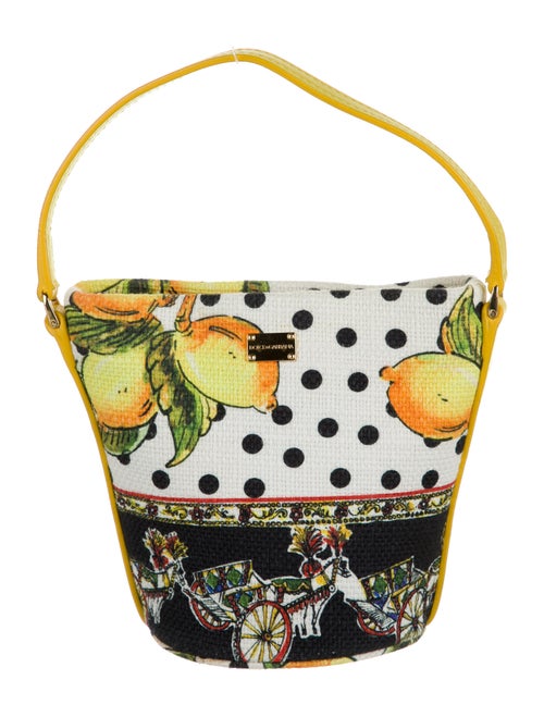 Dolce & Gabbana Mini Bucket Bag Yellow