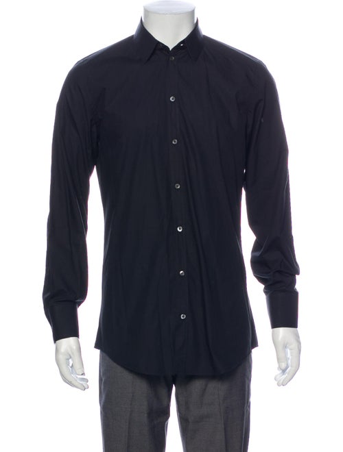 Dolce & Gabbana Gold Long Sleeve Dress Shirt Gold