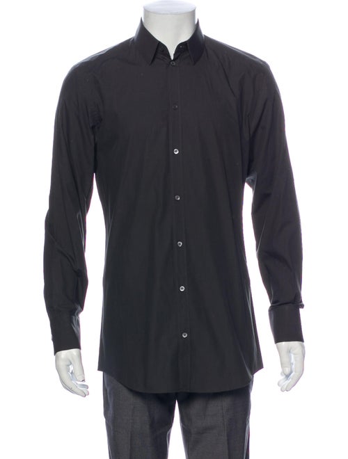 Dolce & Gabbana Gold Long Sleeve Dress Shirt Gold