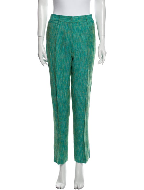 Dolce & Gabbana Tweed Pattern Straight Leg Pants G