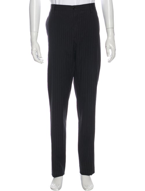 Dolce & Gabbana Striped Pants Black