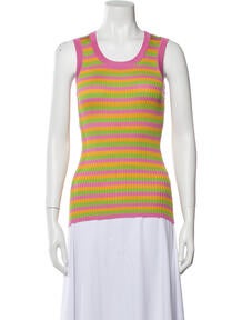 Silk Striped Top w/ Tags