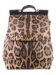 Dolce & Gabbana Leopard Print Backpack