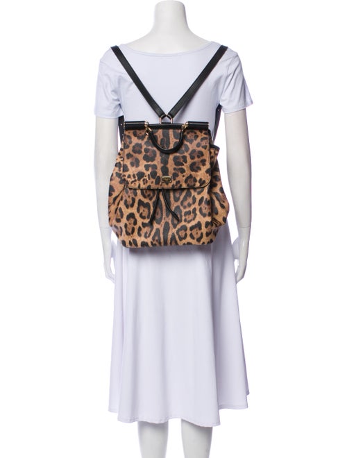 Dolce & Gabbana Leopard Print Backpack