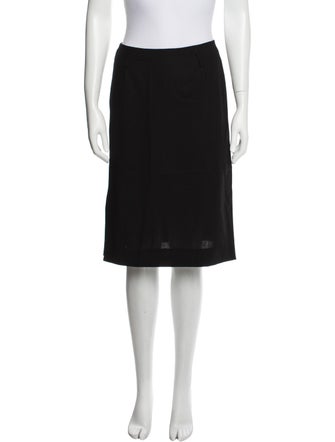 Dolce & Gabbana Virgin Wool Knee-Length Skirt